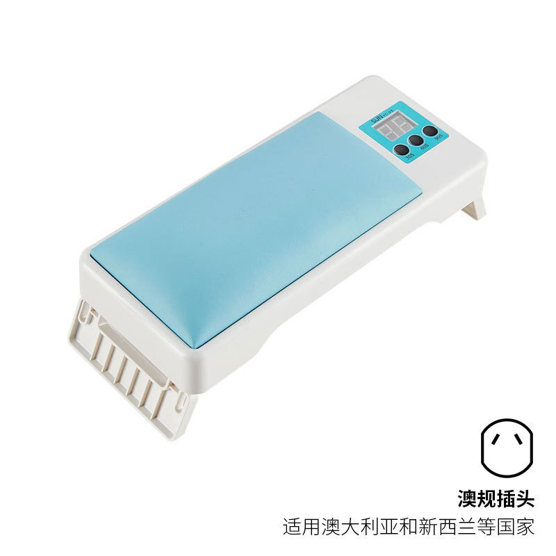 Con almohada de mano, lámpara de uñas, lámpara de fototerapia especial para salón de uñas, máquina de uñas de mano, plegable y conveniente, lámpara de cocción de dos manos transfronteriza