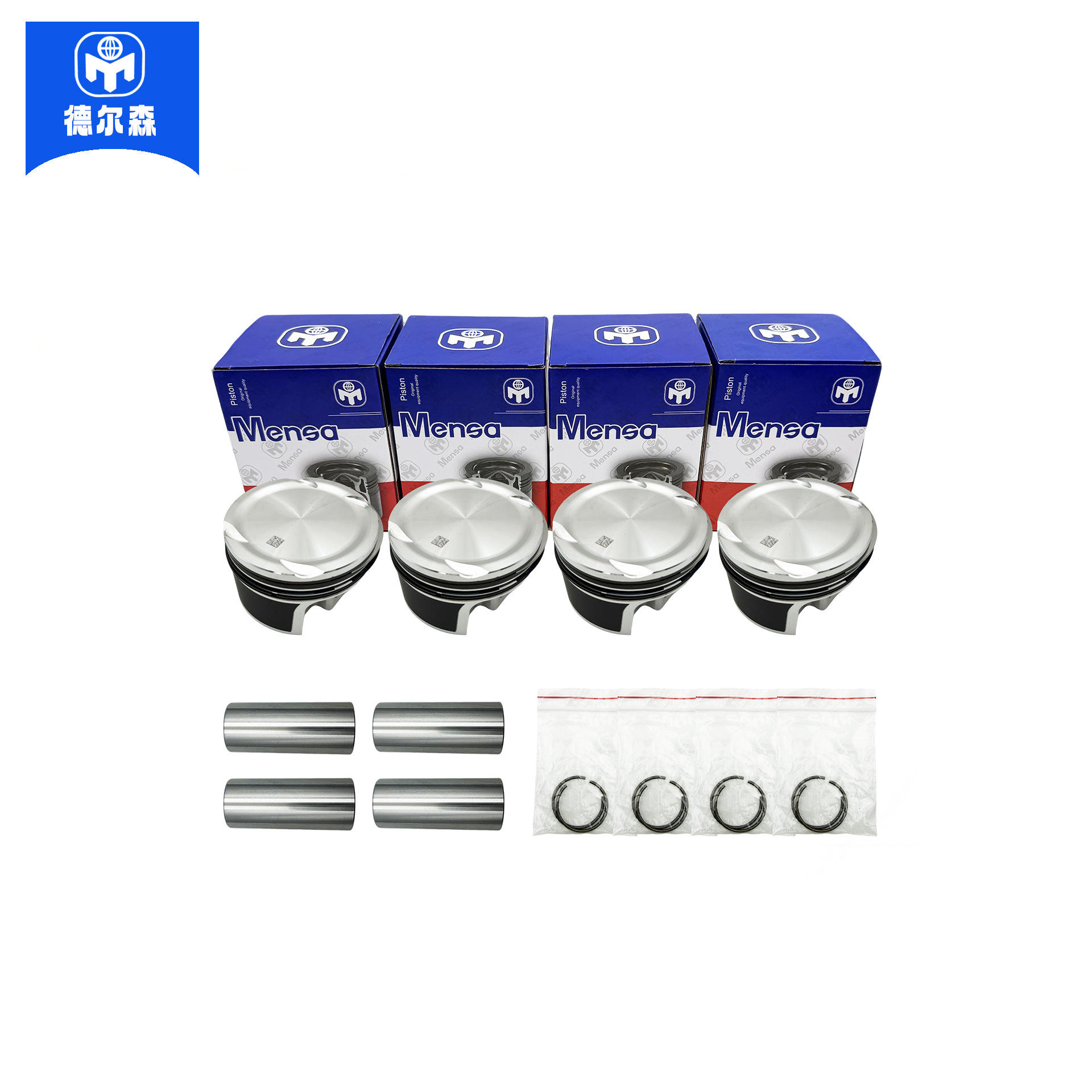 Suitable for Mercedes-Benz A177 forged piston kit, MENSA premium product, 4-cylinder, OE: A1770300900