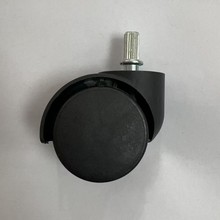 花盆托盘脚轮 高承重PP塑料滚轮1.5寸动底座活动万向轮滑轮凳轮子