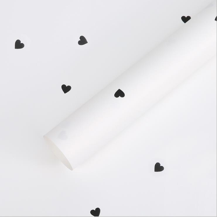 Flower Party Factory Venta al por mayor Bronceado Amor Romántico Papel de embalaje de flores Embalaje de San Valentín Papel de flores Florería Material de embalaje de regalo