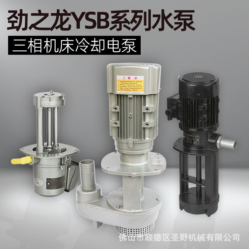 250W750W劲之龙水泵YSB系列三相机床冷却电泵DB-100劲龙电机油泵