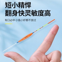 小短漂鲫鱼超短纳米浅水鱼漂高灵敏浮漂春季钓鱼用品醒目冰钓