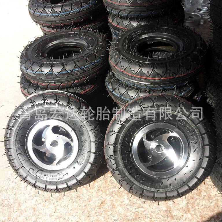 10寸 4.10/350-4  卡丁车轮胎 轮子   电动车 代步车 滑板车轮胎