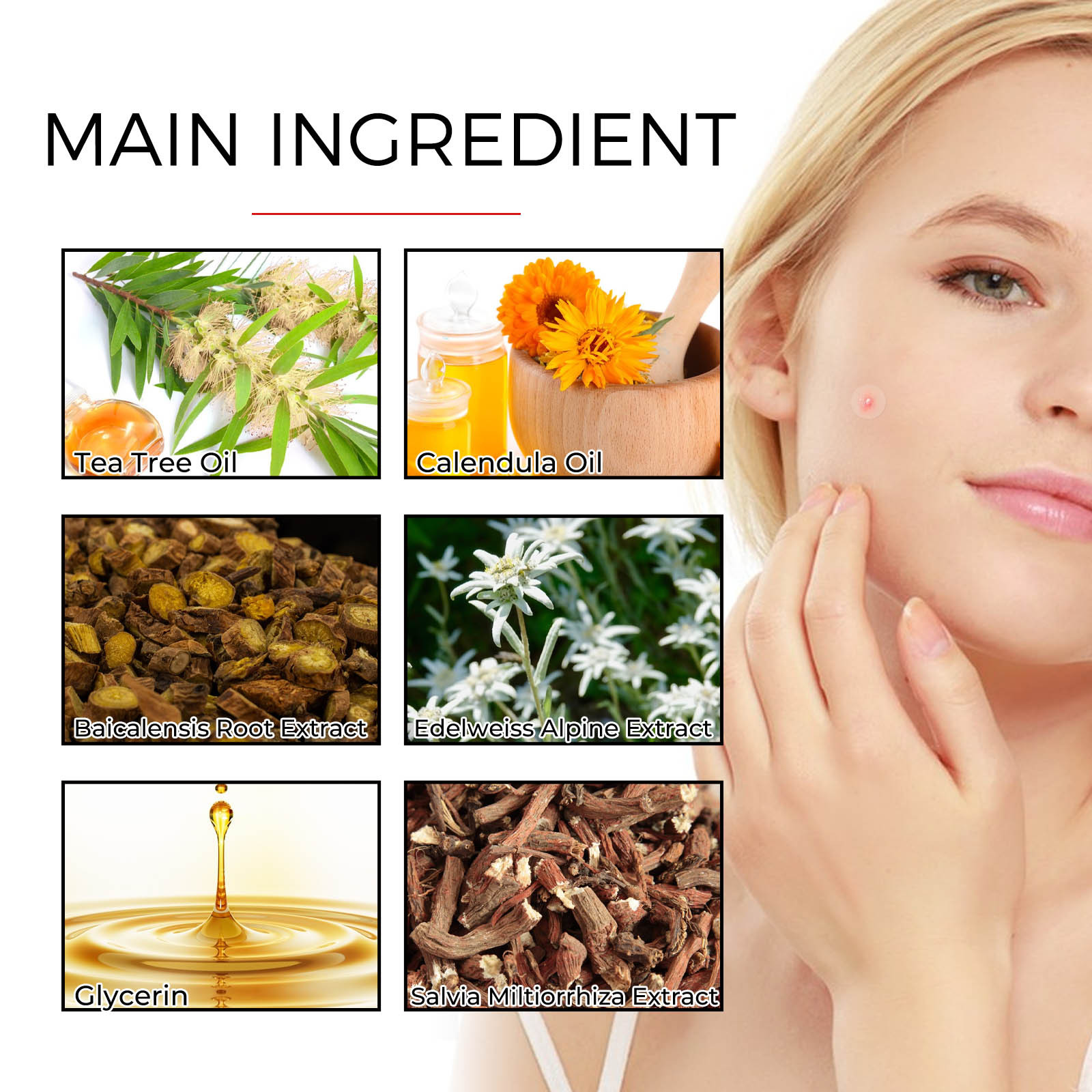 OUHOE Reparatie Gezichtsbedekking Verzachtende Huidverzorging Acne Patch_voghion.com