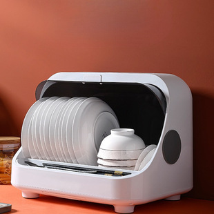 Kitchen Dish Rack Drain Rack Cupboard Cupboard Storage Storage and Placing Bowl Chopsticks Drying Tableware with Lid Storage Box Household