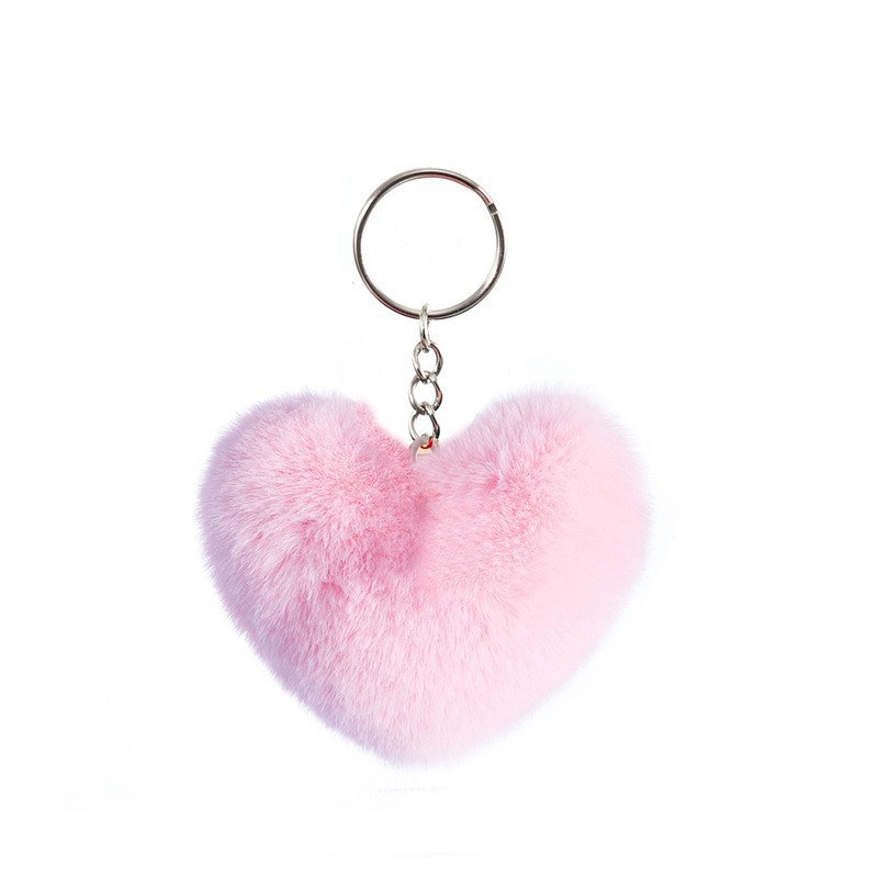 Rosa: corazón de melocotón pequeño de 8 cm.