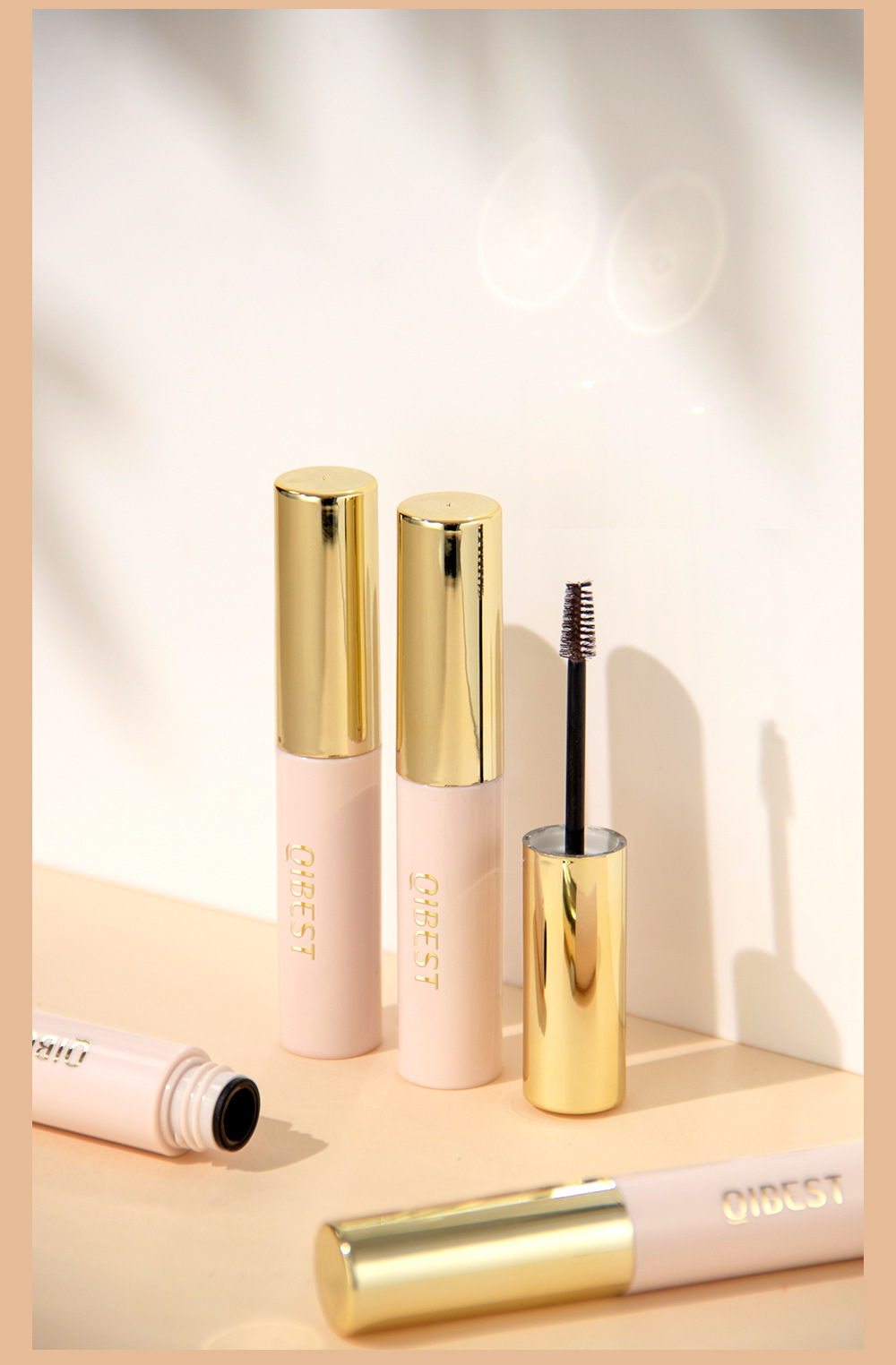 carina QIBEST 3D Dense Liquid, schnell trocknende Augenbrauen-Färbecreme, hält Make-up, wasserfest, schwach, entfernt kein Make-up_voghion.com
