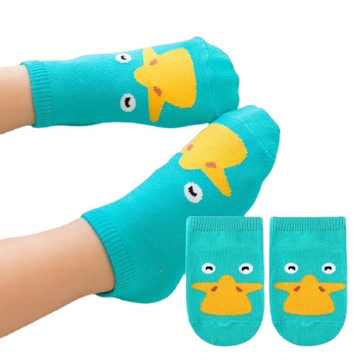 Animal Three-dimensional Boat Socks Cartoon Children Polyester Cotton Baby Non-slip Floor Socks