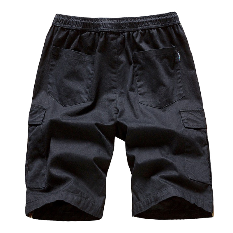 Herrkläder Multi-bag cargo-shorts Sommar herr bomull baggy plus-size fritidsbyxor medium byxor kvartsbyxor_voghion.com