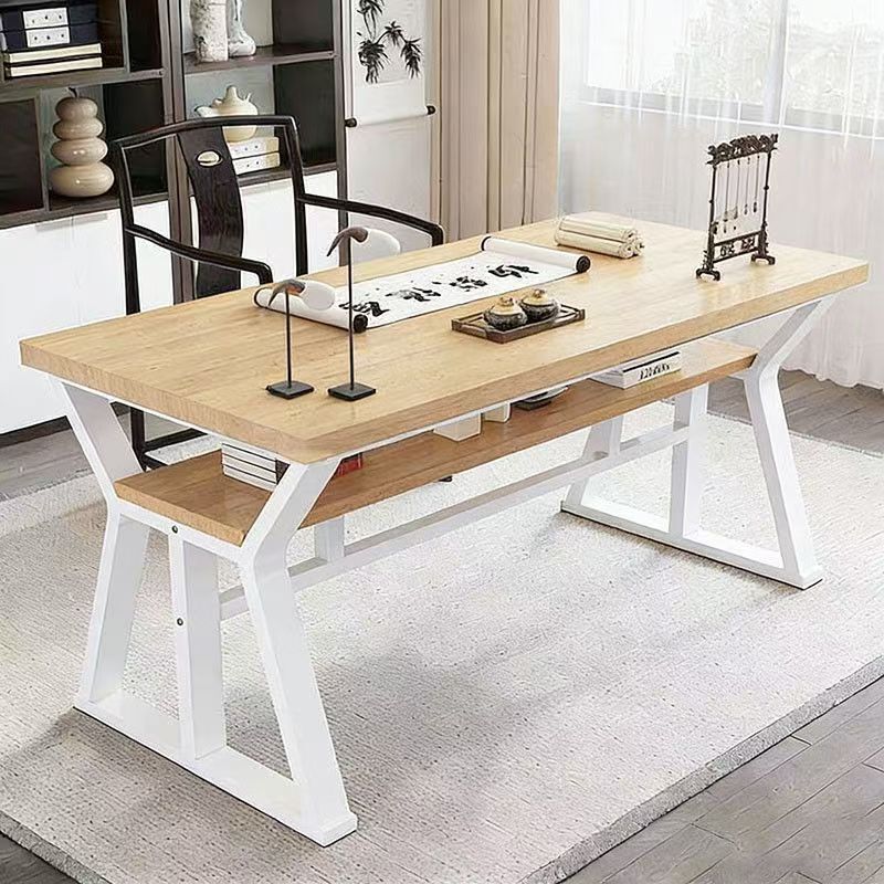 Calligraphy Table for Home Use, Simple Computer Desk, Office Desk, Professional Writing Desk for Calligraphy Training and Tutoring Classes, Traditional Chinese Painting and Calligraphy Desk Calligraphy Table for Home Use, Simple Computer Desk, Office Desk, Professional Writing Desk for Calligraphy Training and Tutoring Classes, Traditional Chinese Painting and Calligraphy Desk