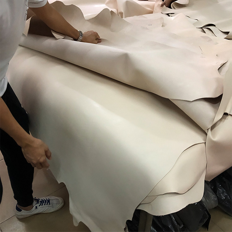 厂家现货原色植鞣革本色树膏皮箱包鞋三边头层纯牛皮皮革真皮料