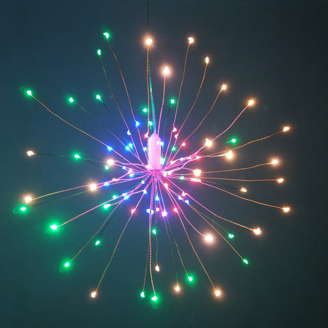 1 Piece Quantity Party Occasion Christmas Fashion Fireworks Plastic Party String Lights