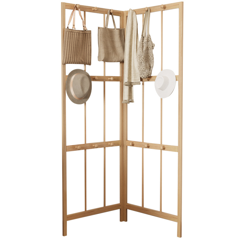 Perchero plegable piso dormitorio noche ropa colgante percha para la noche Multi-ángulo simple almacenamiento