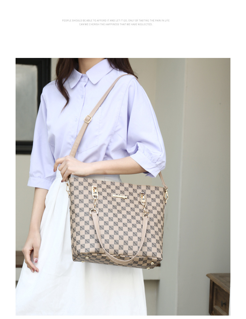 Cross-border 2024 new women's bag, European and American fashion trend printed six-piece set, mother and child bag, hand-held bag, shoulder crossbody bag undefined