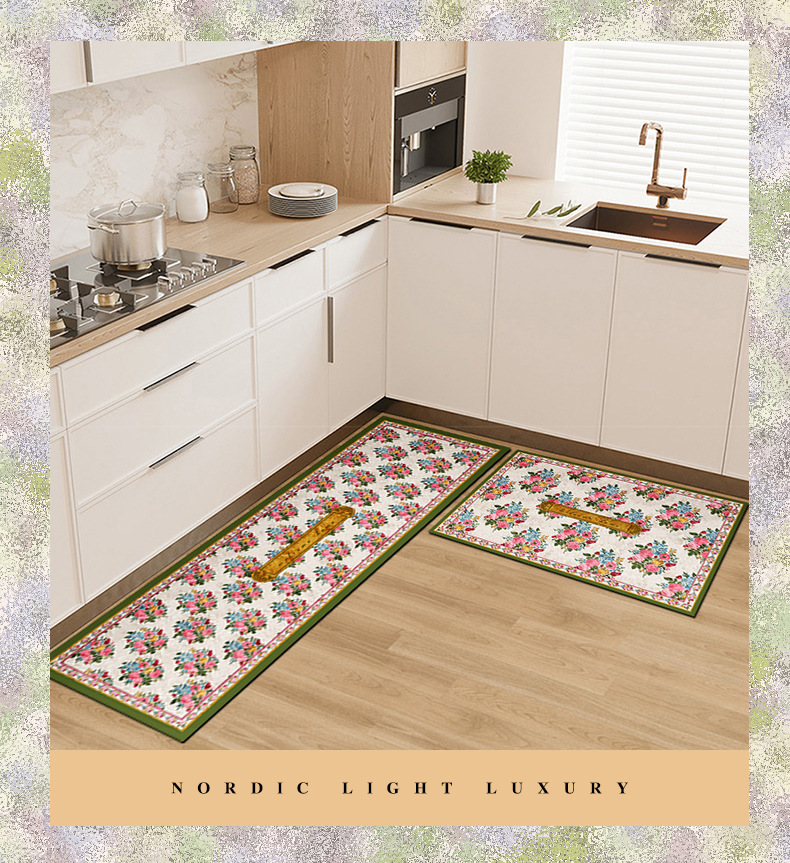 厨房地垫,家用地毯,简约地垫,装饰地毯