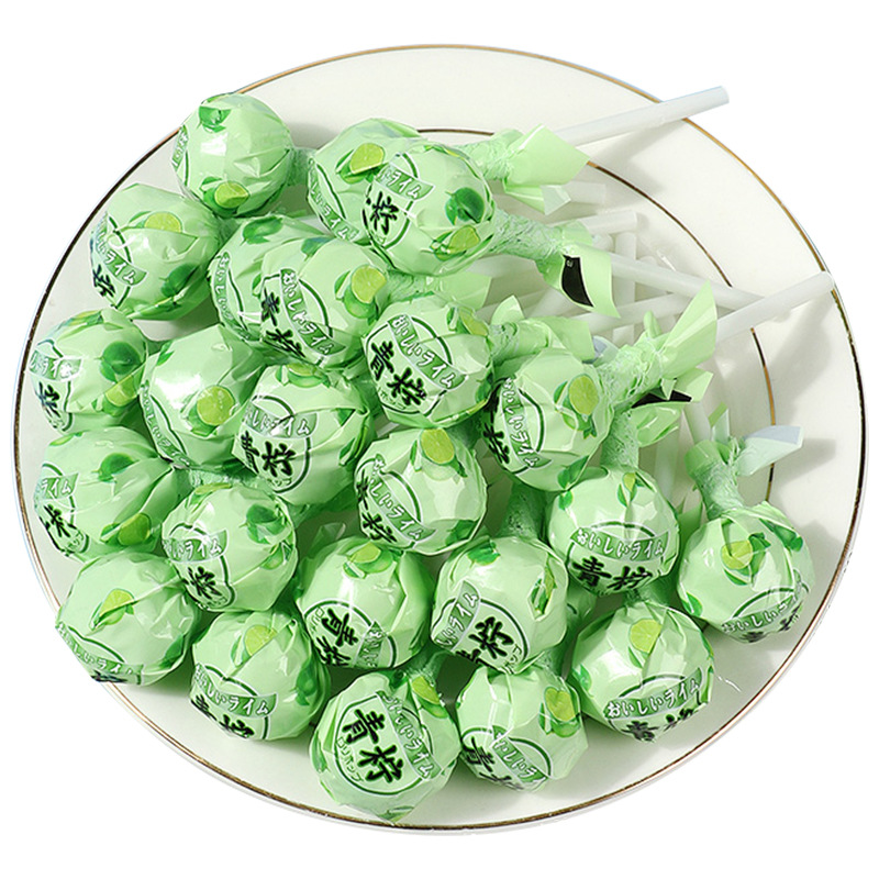 라임 맛 막대 사탕 500g (약 62 개)