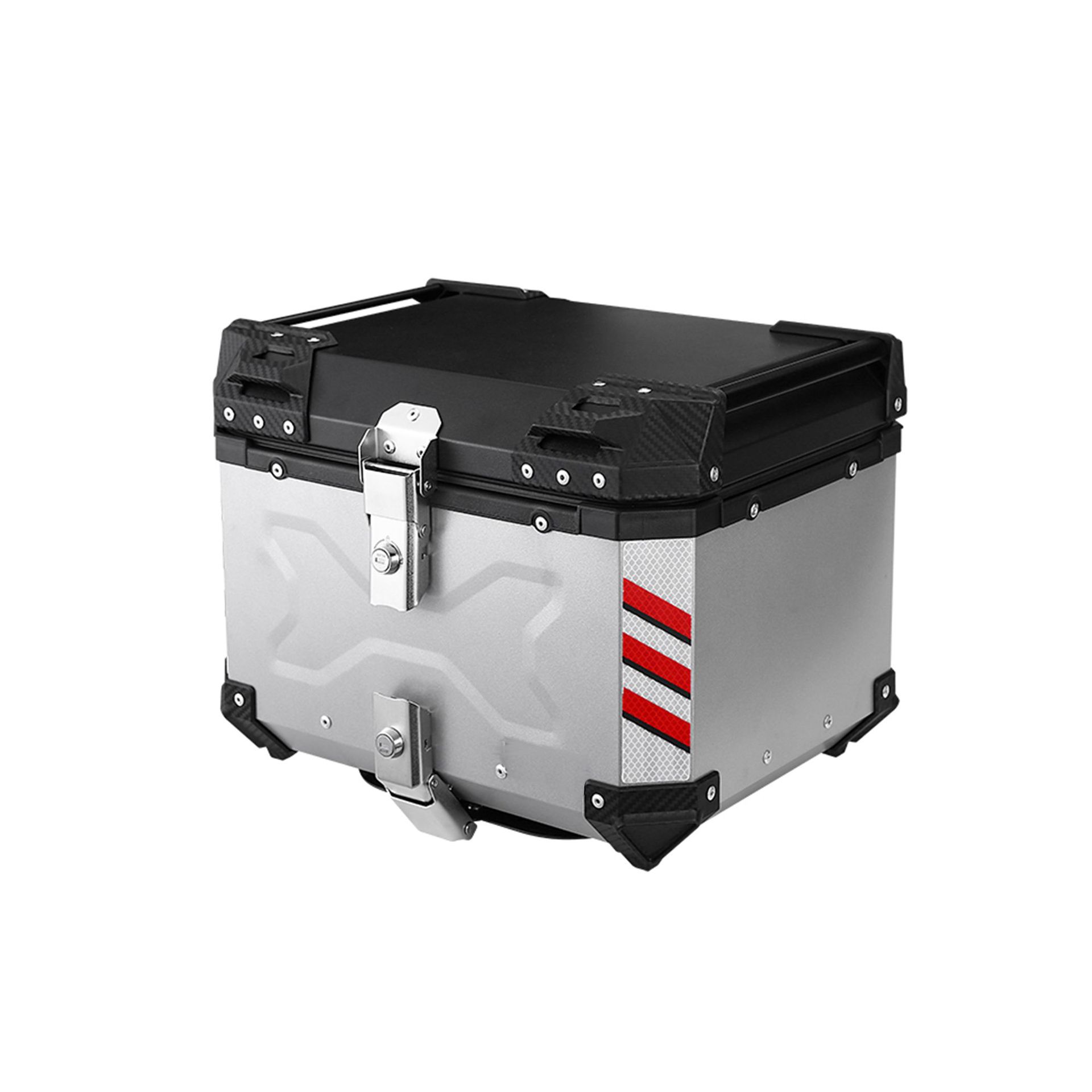 Baja trasera de aleación de aluminio de motocicleta, baja trasera de automóvil eléctrico de gran capacidad, pedal de baja trasera para llevar, caja de automóvil de batería