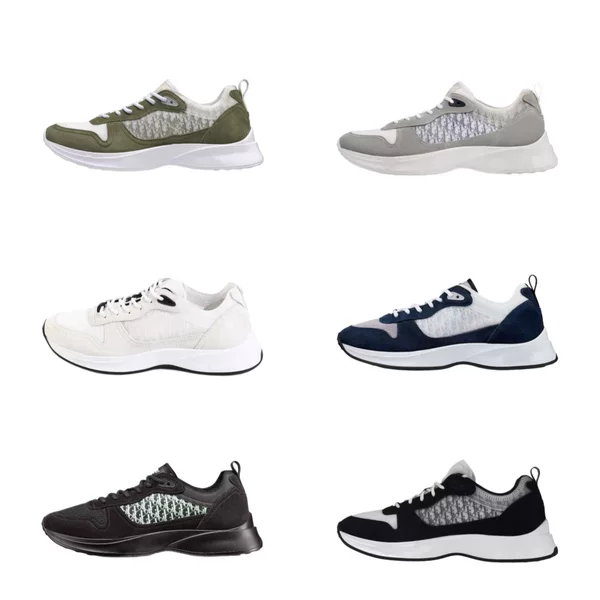 Cross-Border B25 Suede Comfortable Men's Sports Casual Shoes, Fashionable White Shoes, Breathable Shoes, Trendy Dad Shoes, Foreign Trade
