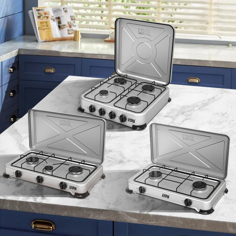 Estrella ganadora estándar europeo estándar británico multi-estufa de gas estufa Europea estufa al aire libre de encendido electrónico estufa europea