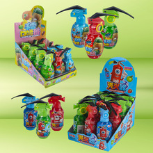 手雷灭火器口喷糖果手榴弹喷嘴糖水果儿童休闲零食趣味创意液体糖