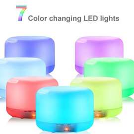 【爆款】家用超声波七彩灯加湿器 负离子雾化 遥控加湿神器