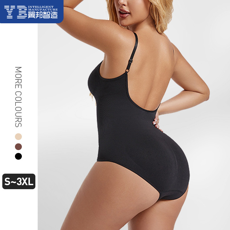 New Seamless Body Shaping Clothes Belly-lifting Hip Shaping Stretch Large U Backless Clothes Triangle Women's Body Shaping