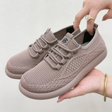 秋季健步鞋女透气老北京布鞋软底防滑休闲运动鞋中老年舒适妈妈鞋