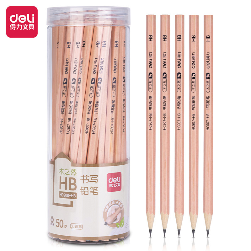 1통 [통나무 육각봉 HB연필(혼합)(50개/통)]