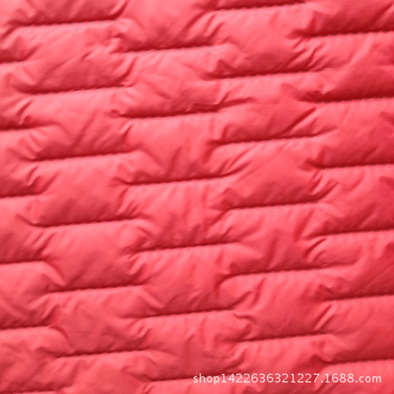 380T超声波压花复棉涤塔夫棉服宠物垫面料涤塔夫抱枕加厚家纺