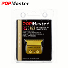 适用Babyliss707/787雕刻电推剪刀片芭比丽丝金色镀钛钢刀头配件