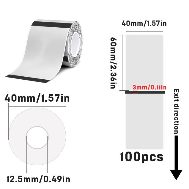 투명열 PET 40*60-100 투명