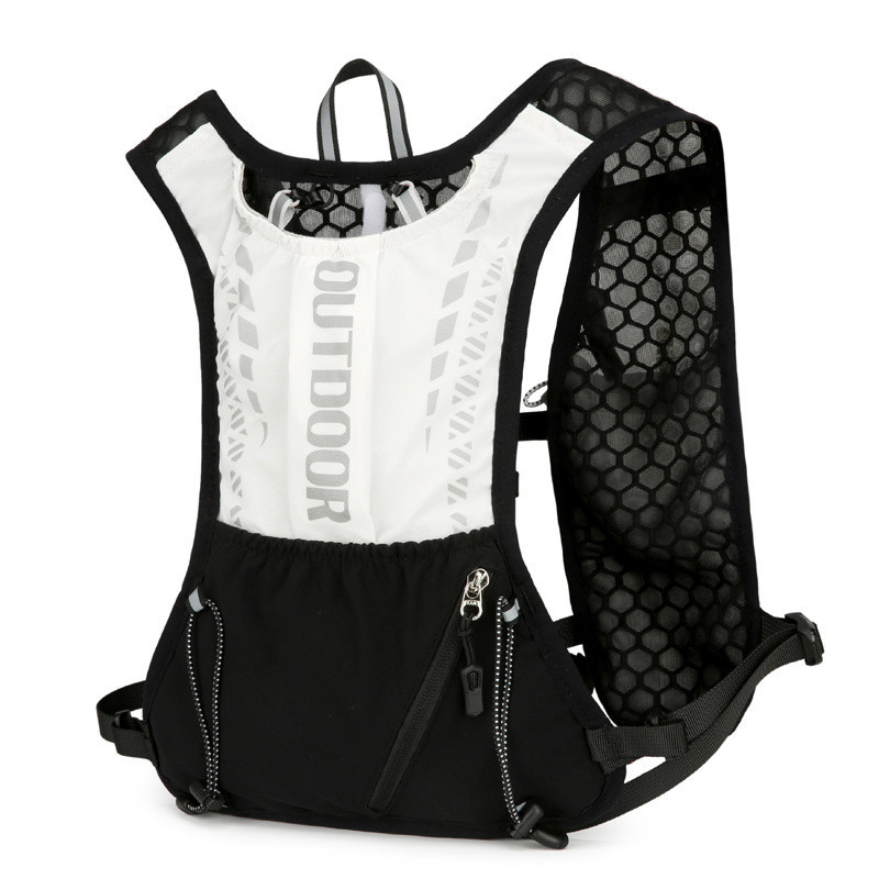 흰색 업그레이드된 포켓이 있는 검정색