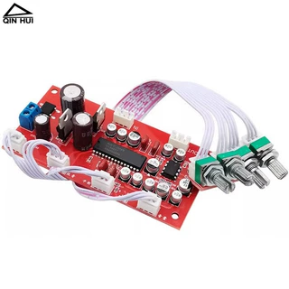 HIFI级高保真12V双声道前级调音板diy音响功放改装单电源音调模块