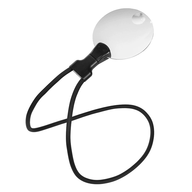 Ручной настольный грудной клеткой многофункциональное чтение книги пожилой человек увеличительное стекло 3X10 раз шланг складной увеличительное стекло