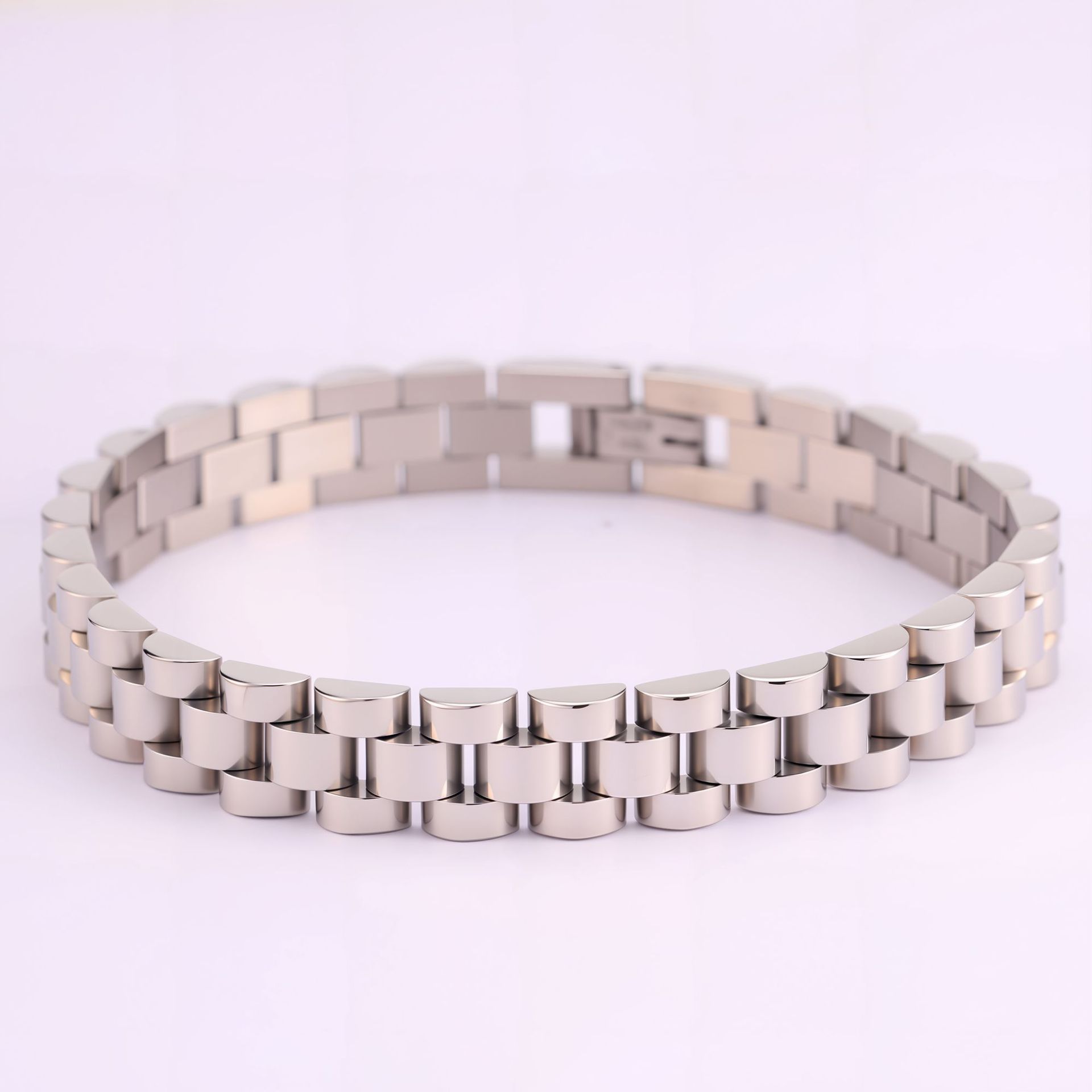 304L de precisión de acero inoxidable pulsera de marca no decolor joyas de pulsera