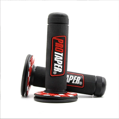 Modified motorcycle accessories PRO handlebar grips, universal anti-slip shock-absorbing motorcycle handlebar covers, direct sales from the manufacturer (Motorcycle Handle Cover) - red