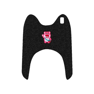 for Yadi K8E Tricycle: Electric vehicle foot mat - yadi-k8e-three-wheel-foot-pad-pink-bear-comes-with-velcro