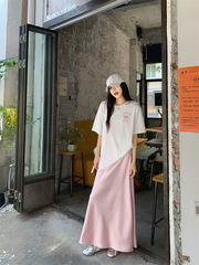 蝶結びプリント半袖Tシャツレディース夏白ゆったりスリムレイジースタイルカジュアルラウンドネック半袖トップ