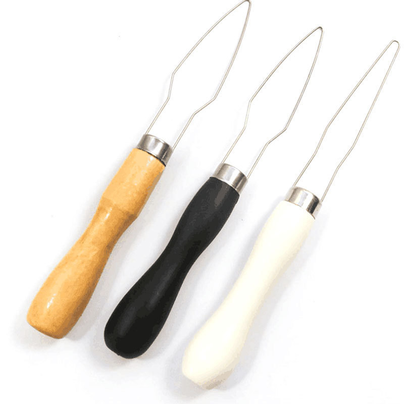 Fábrica al por mayor en el sitio, bloqueador, bloqueador de mango de madera, herramientas de cinturón elástico