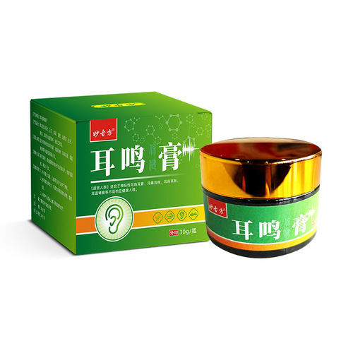 Miaogufang tinnitus cream, ear health care cream, buzzing ears, hearing loss, ear care acupoint paste