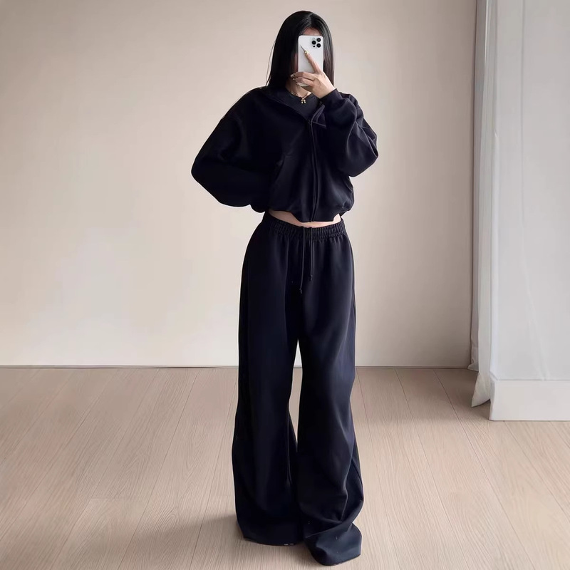 Skims Kardashian Black Series Sweatshirt Jacket Sweatpants Vest Short-Sleeved Long-Sleeved Sports Suit Daily Casual Wear Skims Kardashian Black Series Sweatshirt Jacket Sweatpants Vest Short-Sleeved Long-Sleeved Sports Suit Daily Casual Wear