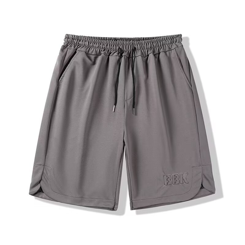 Hong Kong Trendy Brand Summer New Casual Shorts Boys Loose Stretch Knitted Sweatpants Straight Bucket Sports Shorts