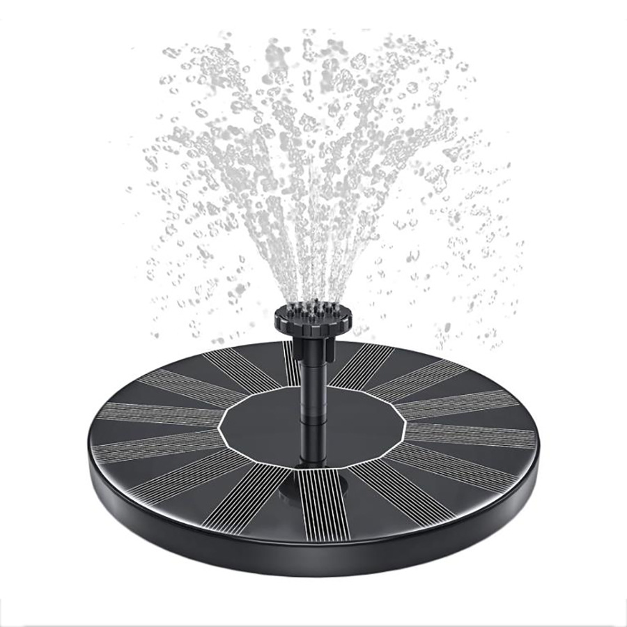 1.5W太阳能喷泉漂浮水泵喷泉鸟浴盆喷泉泵庭院花园水景喷泉水泵