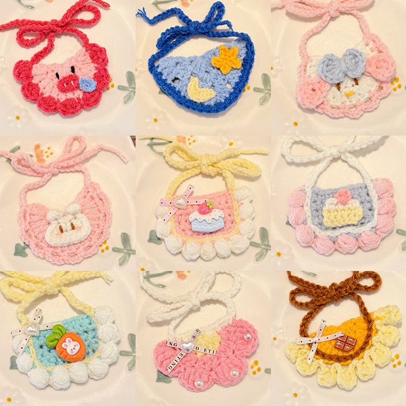 10cm 15cm Doll Clothes Bibs 20cm Doll Small Bibs Self-Deprecating Bear Kt Cat Woven Accessories Cotton Doll Bibs 10cm 15cm Doll Clothes Bibs 20cm Doll Small Bibs Self-Deprecating Bear Kt Cat Woven Accessories Cotton Doll Bibs