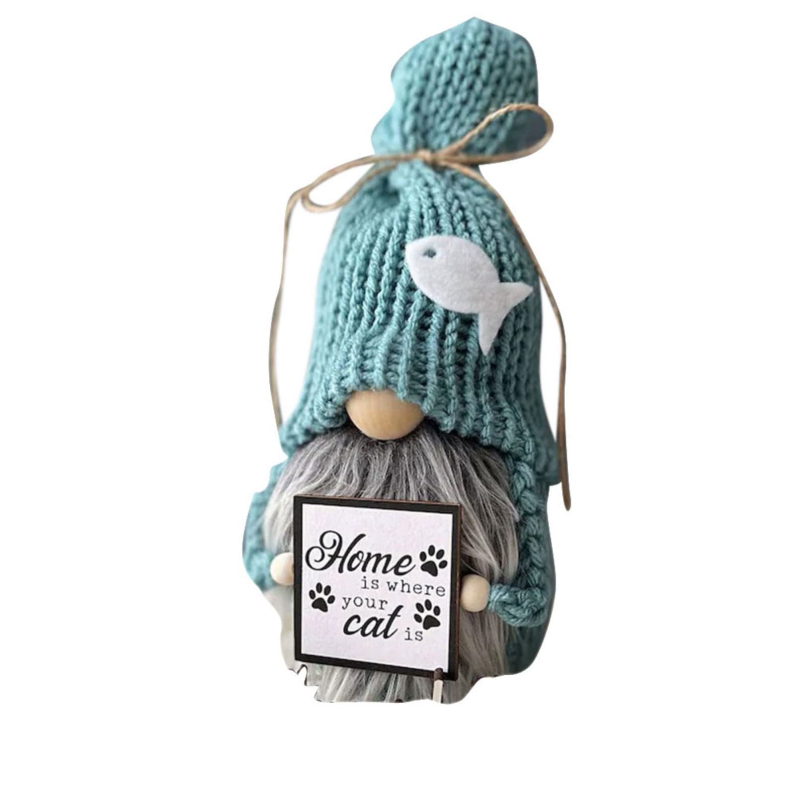 Transfronterizo popular Océano muñeca sin rostro hueso cabeza de pez muñeca sin rostro de punto sentado decoración decoraciones Rudolf