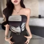 一字印花扎染春夏背心
