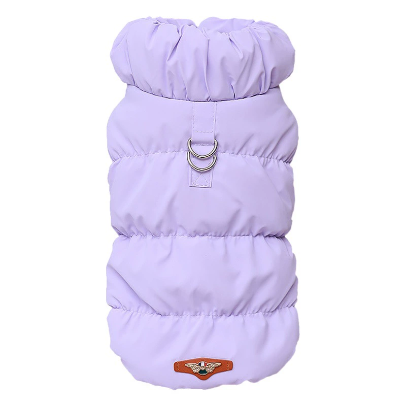 Трансграничная одежда для собак зимний жилет теплый с пряжками