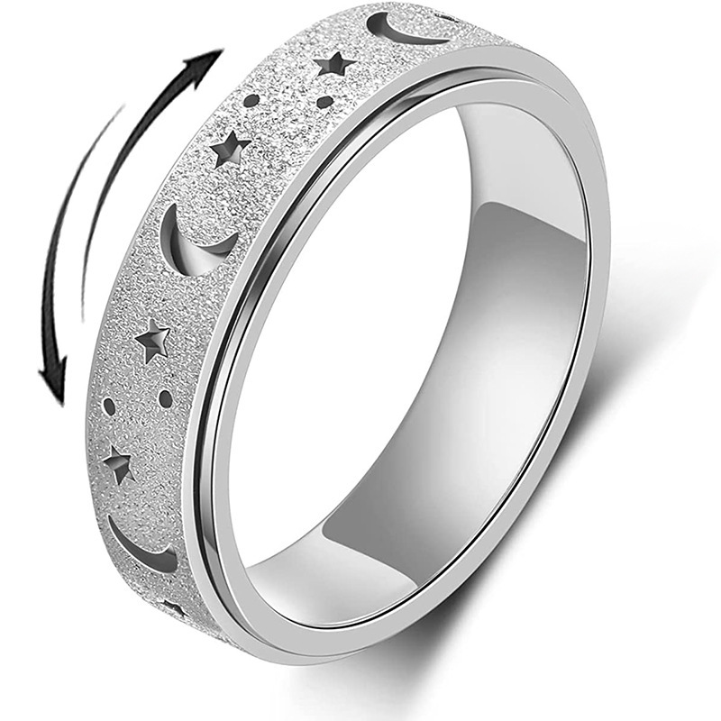 A Stylish Fidget Ring For Quiet Stress Relief. Smooth Spinning Motion Helps Ease Anxiety And Restlessness. A Delicate, Wearable Reminder To Slow Down,_voghion.com