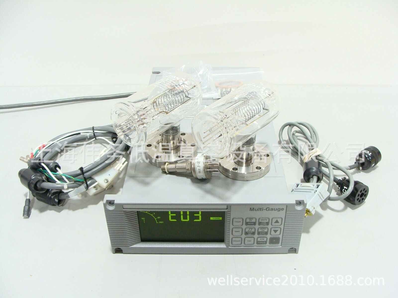 Varian multi-gauge uhv vacuum gauge controller 571 ion gauge