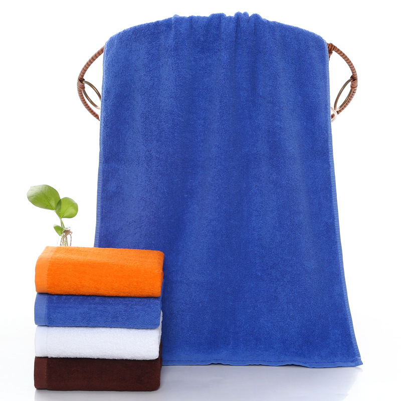 Cotton hotel floor towel wholesale bathroom thickened absorbent floor mat Hotel B & B floor towel embroidery logo customization